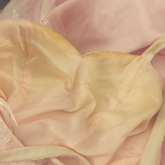 Vintage Pink Prom Dress - Picture 9 of 9